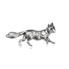 Metal Animal Brooches Set Cat With Fish Charm Dachshund Dog Lion Leopard Fox Rhinestone Lapel Pins Retro Clothing Decor Badge - Image 8