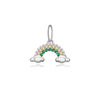 Silver 12 Birthstone CZ Clips Charm Beads Pendant For Necklace And Bracelet Women Jewelry - Image 34