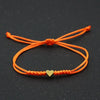 Tiny Heart Charm Bracelets for Women Girls Simple Blue Black Red Rope Chain Braided Bracelet Woven Jewelry Gifts Her - Image 8