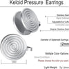 Keloid Pressure Earrings for Women Men Spiral Cartilage Ear Cuff Clip on Compression Earring Pressure Earrings Non Piercing - Image 4