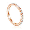 D Full Ring for Women Sparkling Wedding Engagement Silver Jewelry Classic Ring Gifts - Image 8