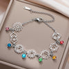 7 Chakra Colorful Zircon Anklet Women Stainless Steel Gold Color Leg Ankle Bracelet Amulet Meditation Yoga Jewelry Gift - Image 5