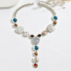 Vintage Exaggerated Y-shaped Long Necklace for Women Stylish Chunky Geometric Pendant Necklaces Boho Jewelry Accessories - Image 3