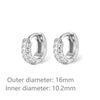 1/3Pairs Piercing Statement Triple Paved Hoop Earrings CZ Stone Gold Color Copper Huggies Cartilage Earrings For Women Jewelry - Image 7