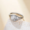 Stainless Steel Signet Chunky Dome Ring Gold Color Rays Texture Finger Ring Women Minimalist Simple Jewelry - Image 2