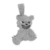Hip Hop Aggressive Bear Pendants Necklaces with Miami Cuban Link Chain Brown Bear Men's Women Choker Collar Jewelry Accessories - Image 8