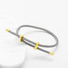 Ocesrio Multicolor Brass Bracelet Wrist Chain Thread String Adjustable Stainless Steel de joyería - Image 7