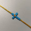 Hand-Woven Macrame Cross Bracelet Adjustable Bohemian Style Jewelry for Women Girls - Image 14