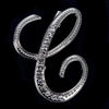 Crystal Rhinestone 26 Letters Women Collar Brooch Pin Corsage Bouquet Jewelry - Image 27