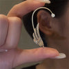 Zircon Butterfly Ear Clips Sparkling Rhinestone Ear Cuff Clips Earrings Without Piercing For Women Wedding Jewelry Gifts - Image 18