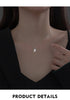 MODIAN Exquisite Eyes Necklace New Authentic 925 Sterling Silver Sparkling Clear CZ Link Chain Female Gift Fine Jewelry