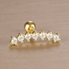 1PC 316L Stainless Steel Geometry Stud Earrings For Women Star Moon Lobe Daith Helix Cartilage Earring Piercing Jewelry - Image 25