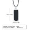 Men's Geometric Pendant Necklace with Stainless Steel Chain - Image 10