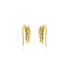 Silver Smooth Long Line Ear Climber Stud Earrings For Women Minimalist Ear Crawlers Studs Piercing Jewelry - Image 7