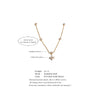 Chic Cubic Zirconia Flower Pendant Necklace for Women Stainless Steel Delicate Daily Sweet Jewelry Accessories - Image 11