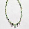 The Small Fresh Green Stone Beaded Necklace Copper Alloy Bigeville Eye Pendant Decoration Women Gilrs Birthday Gift - Image 15