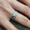 Creative Venus Half Mask Ring For Men Vintage Carving Opening Adjustable Ring Jewelry Gifts - Image 2