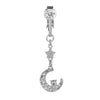 Faux Fake Belly Butterfly Fake Belly Piercing Heart Clip On Umbilical Navel Fake Pircing Moon Star Leaves Cartilage Earring Clip - Image 8
