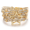 Hollow Star Metal Beads Leather Bracelet Multilayer Glitter Filled Slim Strips Wrap Bracelets Female Jewelry Gifts - Image 12
