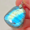 Pink Labradorite Pendant Irregular Shape Bead Stone Purple Necklace for Men Women - Image 16