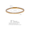 Stainless Steel Bracelet with Crystal Accents in Gold-Tone or Silver-Tone - Image 8