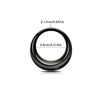 Smooth Hinged Hoop Clicker in 316L Stainless Steel for Nose Septum and Cartilage - Image 8