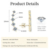 4.5mm&4mm&3mm Stud Earring Gold Long Climber Earrings for Women Daily Jewelry - Image 2