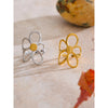 Stainless Steel Metal Flower Adjustable Finger Ring Attractive Daily Jewelry Accessories Gift - Image 4