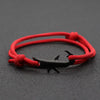 Noter Shark Bracelet Unisex Double Layer Adjustable 3mm Cord Chain Braclet Beach Jewelry Accessories Surfer Braslet - Image 11