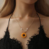 Star Pendants Women's Necklaces Blue Acrylic Beads Tassel Choker Necklace Hollow Leaf Punk Neck Jewelry - Image 25