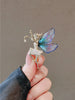 Rhinestone Feather Brooch Pin in Gold-Tone and Silver-Tone Styles - Image 23