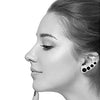 1 Pair 6-12mm Black Stainless Steel Magnetic Fake Gauges Earring Studs for Men Women Non Pierced Earrings - Image 3