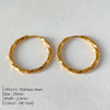 Classic Simple Hoop Earring for Women Geometric Pattern Suit Various Occasions Metal Versatile Female Jewelry Gifts - Image 8