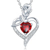 Elegant Style Heart shaped Pendant Necklace Hollow Design Mother's Day Gift Party Suitable for Friends Without Box - Image 3