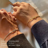 Gold Silver Stainless Steel Art Deco Knot Slim Snake Chain Bracelet Couple Social Art Jewelry - Image 2