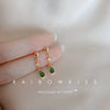 Silver Color Inlaid Zircon Clover Tassel Earrings For Women Delicate Chain Pendant Earring Party Jewelry Accessories Gifts - Image 33