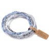 Faceted Glass Bead Stretch Bracelet in Multiple Colors - Image 16