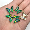 5pcs/lot Colorful Crystal Butterfly Pendant Glass Gradient Charms For Korean Women Necklace Choker Jewelry Accessories - Image 5