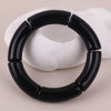 Colorful Acrylic Tube Bead Bangle with Elastic Fit - Image 28