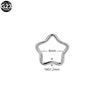 1PC Titanium Star Daith Earring Conch Helix Septum Piercing Clicker Segment Nose Ring Helix Rook Ear Piercings Women Jewelry 16G - Image 7