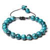 8MM Stone Bead Braid Bracelets Minimalist Carnelian Agates Jades Gem Woven Bangle Jewelry Gift For Women Men - Image 37