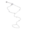 Stainless Steel Zircon Beads Back of Hand Chain Finger Bracelet Chic Sexy Jewelry Gift - Image 38