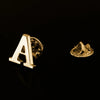 Quality Brass Initial A to Z 26 Letters Pin Golden Color English Symbol Design Men's Suit Collar Lapel Brooch Pin - Image 2