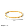 Crystal Star Stainless Steel Bangles for Women Jewelry Bracelets Party Accessories - Image 5