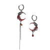 Earrings for Girls Asymmetrical Shining Star Moon Orecchini Donna Kolczyki - Image 6