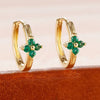 6/8/10mm Stainless Steel Zircon Flower Hoop Earring Small Gold Color Circle Hoops Huggie Piercing Earring Jewelry - Image 34