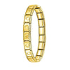 Women's Jewelry 9mm Width Itanlian Elastic Charm Bracelet Stainless Steel Bangle ST - Image 28
