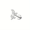 1PC Stainless Steel Cartilage Stud Earrings for Women Opal Flat Back Earring Studs Lip Bar Nose Ear Piercing Jewellery - Image 20