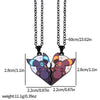 2-piece cute Eevee cartoon pendant necklace with heart patchwork, anime-style metal necklace - Image 14
