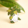 Bundle of Sage Hard Enamel Pin Houseplant Plant Metal Badge Brooch for Jewelry Accessory - Image 6